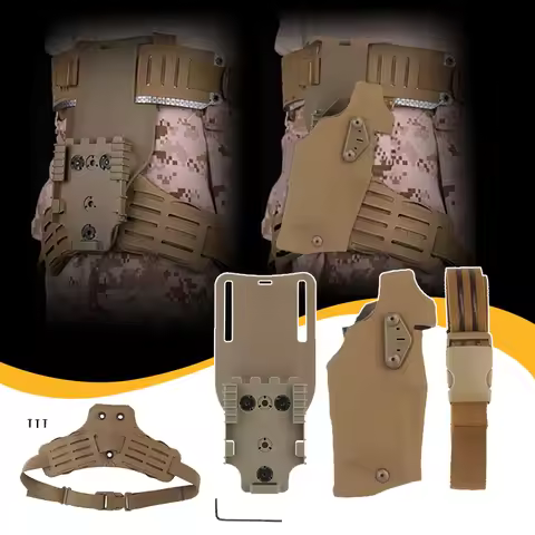 Tactical 6354DO Holster For G17+X300 ARC Lower Pressure Plate Accessory Set Hunting Airsoft ALS Quic