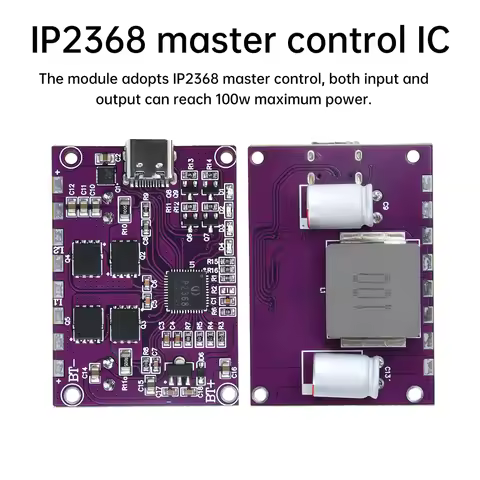 IP2368 Bidirectional High-power Fast Charging Module PD100W Boost Buck Fast Charging Module DIY Powe