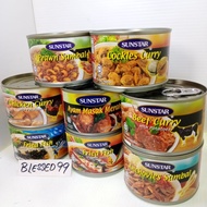 Sunstar Canned Food (160g) Kari Ayam Kerang Daging, Sambal Ikan Udang Bilis, Ikan Masin, Meet Curry Chicken, Fried Fish