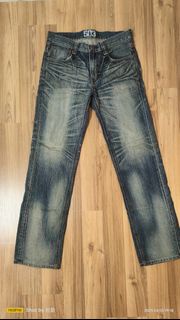 EDWIN 503 Blue trip 刷色牛仔褲,Size:31
