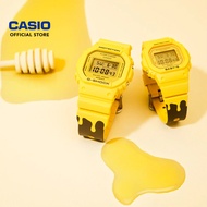 Casio G-Shock x Baby-G SLV-22B-9 Yellow And Brown Resin Band Couple Set Pair Watch