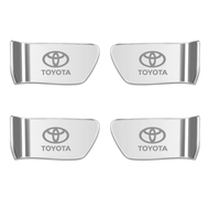 Toyota | 4pcs Car Interior Door Handle Ornament Case Sticker Shell Metal For Toyota Crown C-hr PRIUS