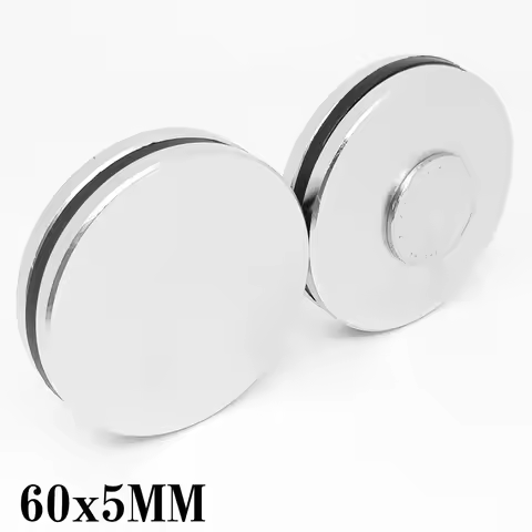 60x5 mm Big Bulk Round Search Magnet 60 X 5mm For Home Refrigerators, Offices DIY 60x5mm Magnet Stro