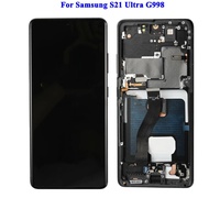6.67' OLED LCD Screen For Samsung S21 Ultra 5G LCD For Samsung S21 Ultra G998F LCD Screen Touch Digi