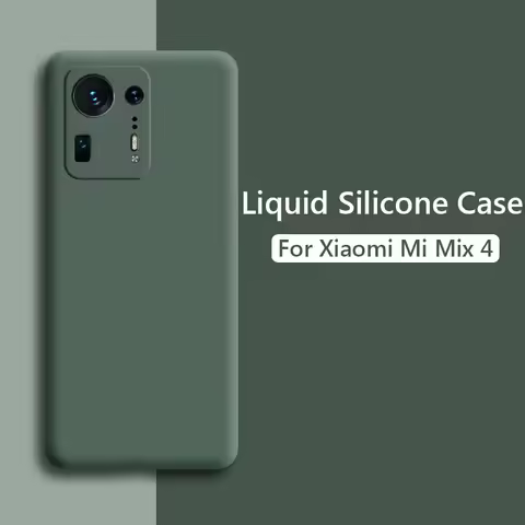 For Xiaomi Mi Mix 4 Case Liquid Silicone Soft Camera Protection Cover On For Xiomi Xiaomi Mi Mix 4 M