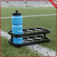 leipupa Hole Water Bottle Rack Portable Football Training Bottle Stand Quick Blk