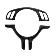 Carbon Fiber Car Steering Wheel Frame Trim For 3 Series E46 1998-2006