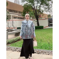 KATUN Hello Bestie - Shasa Collar Blouse Vol.2 LD 136cm - Women's Long Sleeve Tulle Collar Cotton Ca