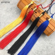 [gongjing] Long Tassels Pendant DIY Adult Graduation Academic Graduation Cap Tassel Hats Accessories Hang Rope Fringe Trim SG