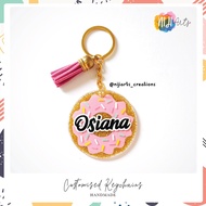 [SG LOCAL] Donut Inspired Customised Keychain / Bag Tag / Accessories / Handmade / Personalised Keychain