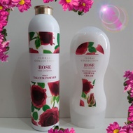 🌹FAST SELLING🌹 Original Marks & Spencer Bath & Body Beauty Talcum Powder And Shower Combo (ROSE)