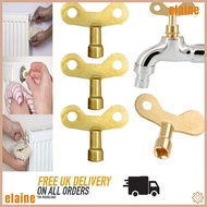 ELAINE 4PCS Radiator Plumbing Bleed Brass Water Tap Key Faucet Accessories Bleeding Key