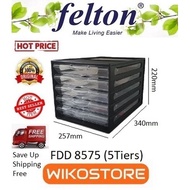Hot Sales 🔥🔥🔥 [ Wikostore website with Cheaper Price &amp; Shipping ]  Felton FDD8575 Document Drawer 5 Tiers A4