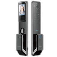 AXGON A1-200S 九合一超進化推拉式智能鎖，人臉辨識，多重開鎖，居家安全 建議專業安裝(需鑽孔 由師傅現場定位、鑽孔與固定)