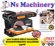 PROFESSIONAL BELT & DISC SANDER WOODWORKING MACHINE/BELT SANDER MACHINE 550W