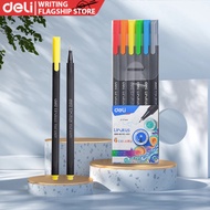 Deli EQ900-06 6 Colors Fine Liner Paint Marker Pen Drawing Pen