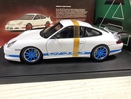 Autoart 1/18 Porsche 911/996 GT3 RS 2004 Blue White Out of Print
