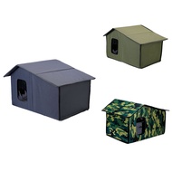 yunhaoSK-Pet Shelter Foldable Warm Cat House for Outdoor Cats Cat Bed Cats Dogs Shelter Weatherproof