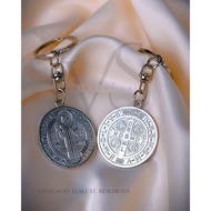 GANTUNGAN Vincent Soe Keychain Medal Saint Benedict St. Benedict KeyChain