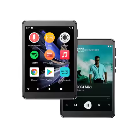 Andrid10 Famue PA03 WiFi MP3 Player | 2.8" Mini Online Music Streaming | 144GB Expandable SD | Stude