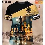 Chess King's Diverse Design Trends Elevate International Chess 3D tshirt-s-5xl, Free Customization
