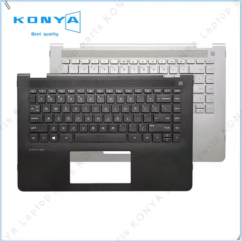 New Original For HP Pavilion X360 14-BA TPN-W125 Series Laptop Palmrest Upper Case Cover With Keyboa