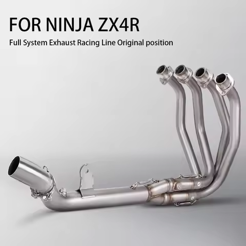 Motorcycle exhaust For Ninja ZX4R ZX4RR ZX4R ZX 4R se Full exhaust system 2023-2024