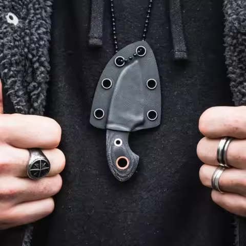 Keychain Knife Fixed Knife 8Cr13Mov Blade G10 Handle Utility Outdoor Portable Camping Self-defense K