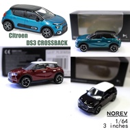 1:64 Citroen DS3 DS 3 Crossback SUV Alloy Miniature Car Model Diecast Metal Scale Model Car Static C
