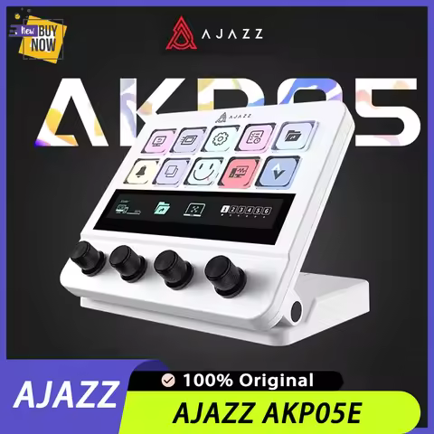 Ajazz AKP05E Desktop Mechanical Keyboard USB Mini Macro Keyboard Multimedia Multi-Function StreamDoc