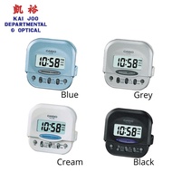 Casio Square Travel Digital Alarm Clock with Light and Snooze PQ-30