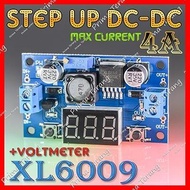 XL6009 + Voltmeter Step Up DC-DC 4A Adjustable DC Modul XL-6009