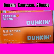 2024 Blend 20 pods Dunkin' Compatible Nespresso Espresso