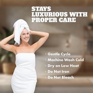 White Hotel Bath Towel Good Quality Hotel Cotton WHITE BATH TOWEL Tuala Mandi Putih 100% Cotton Utop