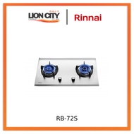 Rinnai RB-72S 2 Burner Built-In Hob Stainless Steel Top Plate