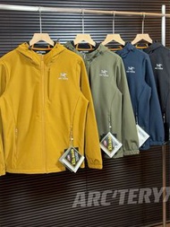 外國預訂 多色選  Arcteryx 防水料 拉鍊口袋 連帽風褸外套