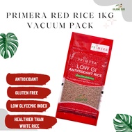 Primera Rice Low GI Rice in Vacuumm Packs Antioxidants Red Rice 1kg Beras Merah