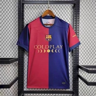 Fans Issue 2024/25 Barcelona Shiirt Home Coldplay Football Jersey S-4XL,Can Add Your Name and Number