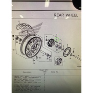 Rear Sprocket Nut Cb650f /Cbr500r Year 12-24