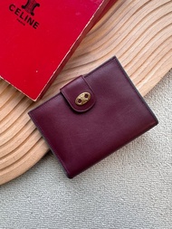 中古 Vintage Celine凱旋門五金裝飾中長錢包