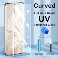 Huawei Pura 70 P60 P50 P40 P30 P20 Mate 60 50 40 30 20 Pro Nano Liquid Full Glue UV Tempered Glass Screen Protector