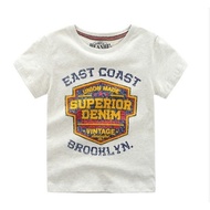 EAST COAST Fashion T-Shirt (Old Children 7-12 Years Old) White And Gray
