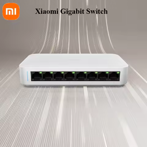 Xiaomi Mi 8 Ports RJ45 Gigabit Ethernet Switch 1000Mbps Mini Network Switches VLAN Ethernet Splitter