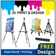 Easel Stand With Display Poster Board (FREE Design)#murah#a0#a1#a2#a3#a4#a5#wedding board stand#boar