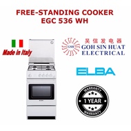 [Bulky] ELBA EGC 536 Free standing Cooker GAS Oven (White)