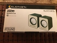 Elephant 迷你喇叭 USB Speakers2.0 Amazing Sound