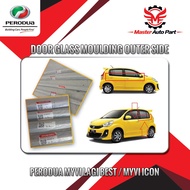 (ORIGINAL PERODUA) Getah Cermin Pintu Kereta MYVI LAGI BEST 2011~ ( Door Glass Moulding-Outer )