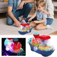 Electric Gear Universal Transparent Wheel Ship With Colorful Light Projection Night Market D9R2
