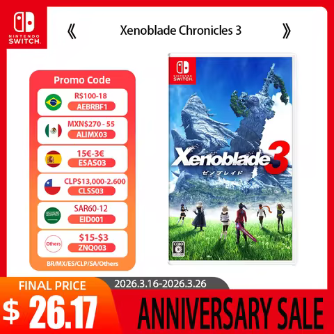 Xenoblade Chronicles 3 -Nintendo Switch Game Deals - Solid Game Cassette Support For Multiple Langua