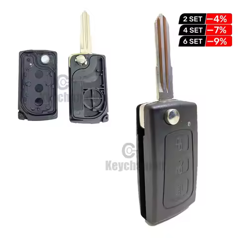 Keychannel 1PCS For Great Wall HAVAL HOVER H3 H5 Car Remote Flip Key Case Shell Fob Replacement 3 Bu